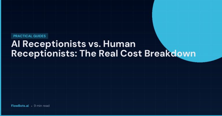 AI Receptionists vs. Human Receptionists: The Real Cost Breakdown