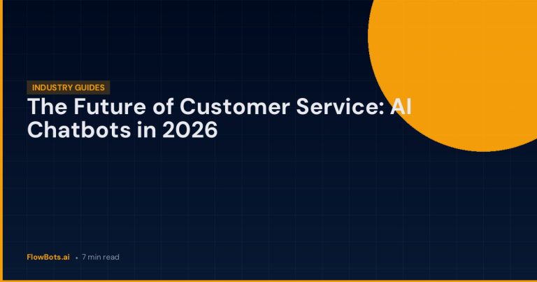 The Future of Customer Service: AI Chatbots in 2026